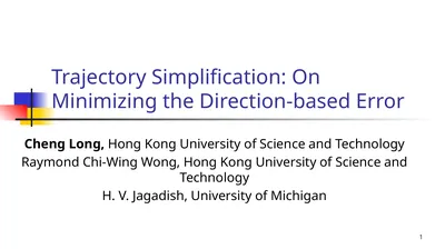 Trajectory Simplification: On Minimizing the