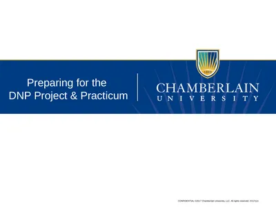 Preparing for the DNP Project & Practicum Overview
