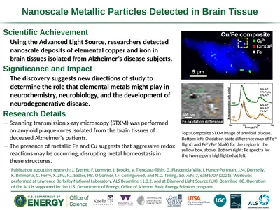 Scientific Achievement Using the Advanced Light