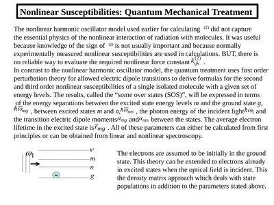 Nonlinear Susceptibilities: Quantum Mechanical