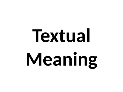 Textual Meaning الترجمة على مستوى الكلمة Catch a
