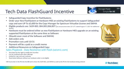Tech Data FlashGuard Incentive Safeguarded Copy