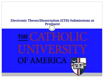 Electronic Theses/Dissertation (ETD) Submissions