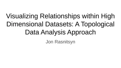 Visualizing Relationships within High Dimensional