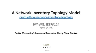 A Network Inventory Topology Model
