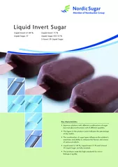 Liquid Invert LF 68 % Liquid Invert 73 %Liquid Sugar 77 Liquid Sugar S
