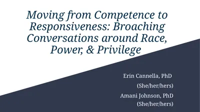 Moving from Competence to Responsiveness: