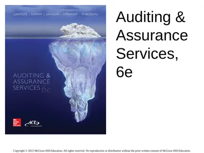 Auditing & Assurance Services, 6e Module B