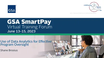 Use of Data Analytics for Effective Program