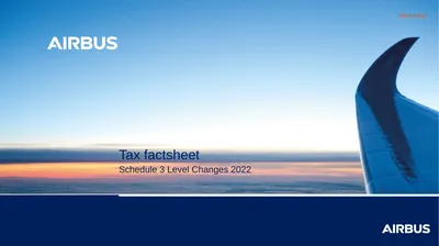Tax factsheet Schedule 3 Level Changes 2022 Rules