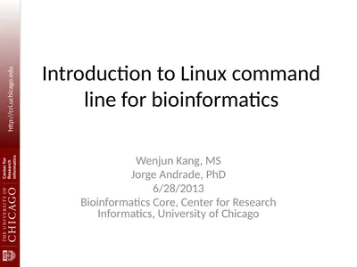 Introduction to Linux command line for