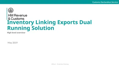 Inventory Linking Exports Dual Running Solution