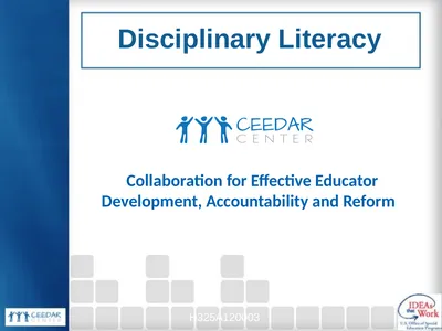 Collaboration for Effective Educator Development,