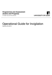 Operational Guide for Invigilation