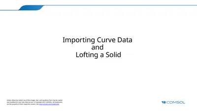 Importing Curve Data and Lofting a Solid