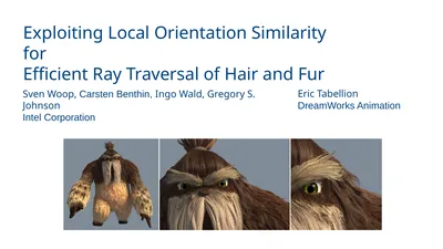Exploiting Local Orientation Similarity for