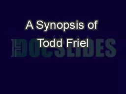 A Synopsis of Todd Friel’s sermon: