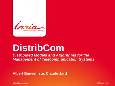 DistribCom Distributed Models and Algorithms for