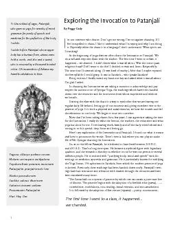 What follows are two articles by Geeta Iyengar, about the Invocation t