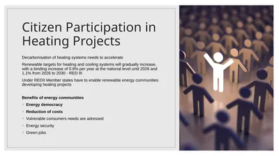 Citizen Participation in Heating Projects