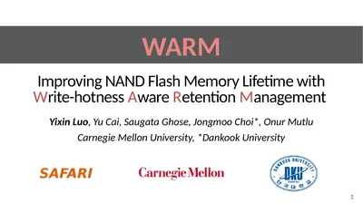Improving NAND Flash Memory Lifetime with