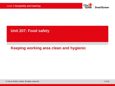 PowerPoint presentation Keeping working area clean
