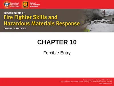 CHAPTER 10 Forcible Entry Knowledge Objectives