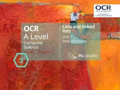 OCR A Level Computer Science H446 – Paper 1 Lists