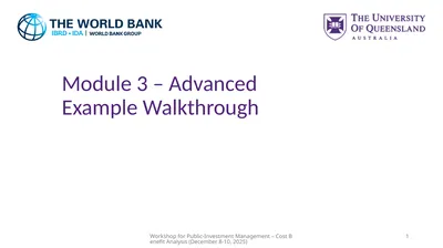 Module 3 – Advanced Example Walkthrough Workshop