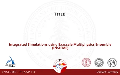 Integrated Simulations using Exascale Multiphysics