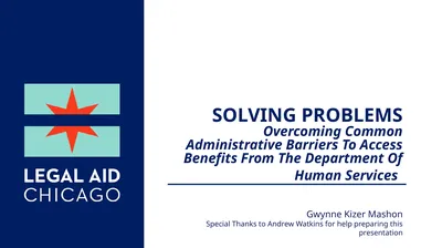 Solving Problems Overcoming Common Administrative