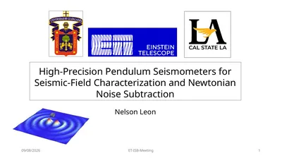High-Precision Pendulum Seismometers for