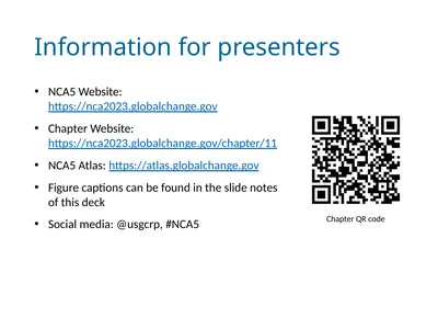 NCA5 Website: https://nca2023.globalchange.gov