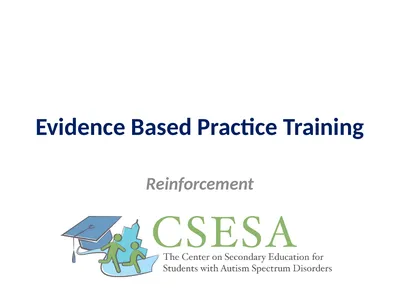 Evidence Based Practice Training Reinforcement