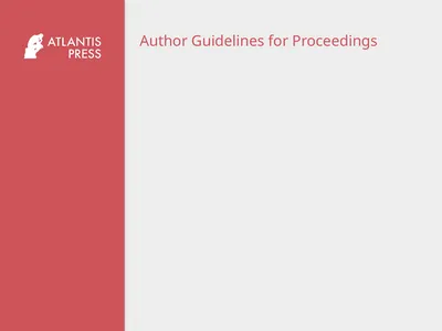 Author Guidelines for Proceedings