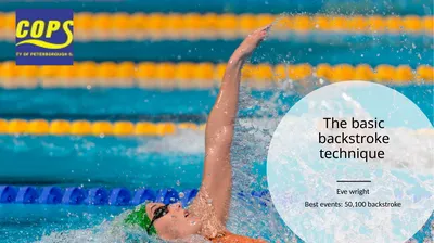 The basic backstroke technique Eve wright Best
