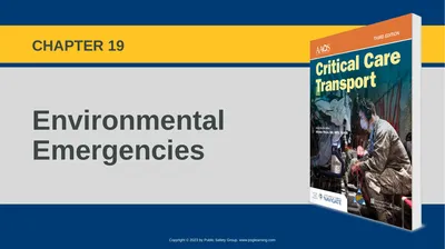 CHAPTER 19 Environmental Emergencies Introduction