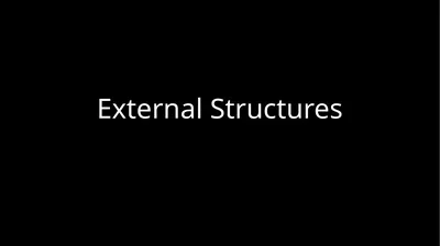 External Structures Dorsal Region (Back) Ventral