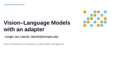 ADVANCED COMPUTER VISION Vision–Language Models