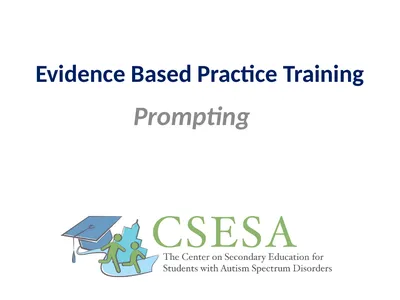 Evidence Based Practice Training Prompting