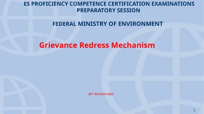 1 ES PROFICIENCY COMPETENCE CERTIFICATION