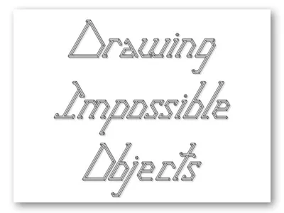 The Penrose Triangle Impossible triangle structure