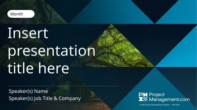 PMI Community Webinar Program Speaker PowerPoint