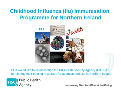 Childhood Influenza (flu) Immunisation Programme