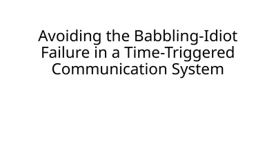 Avoiding the Babbling-Idiot Failure in a