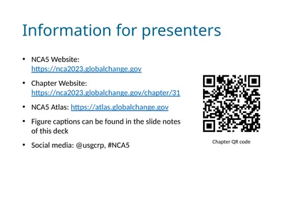 NCA5 Website: https://nca2023.globalchange.gov