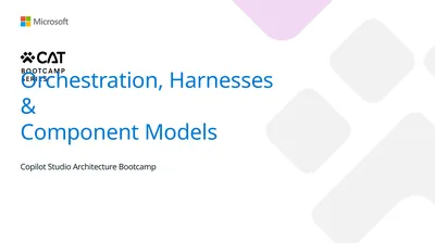 Orchestration, Harnesses & Component Models