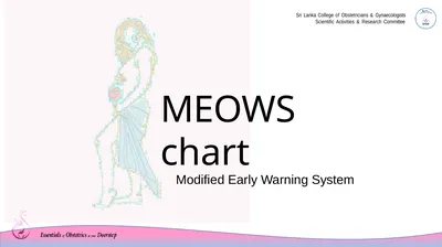 MEOWS chart Modified Early Warning System Sri