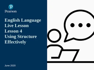 English Language Live Lesson Lesson 4 Using