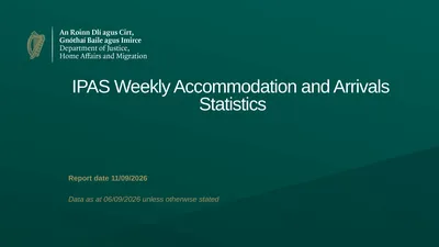 IPAS Weekly Accommodation and Arrivals Statistics